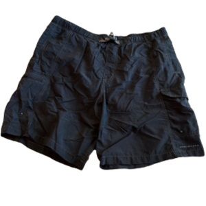 Columbia Mens charcoal gray mesh lined trunks size L
